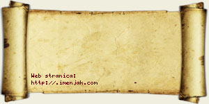 Andjelina Zeljković vizit kartica